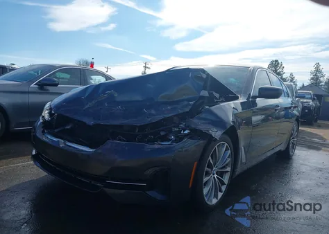 2022 BMW 530 I from USA, damaged, VIN WBA53BH02NCJ22424